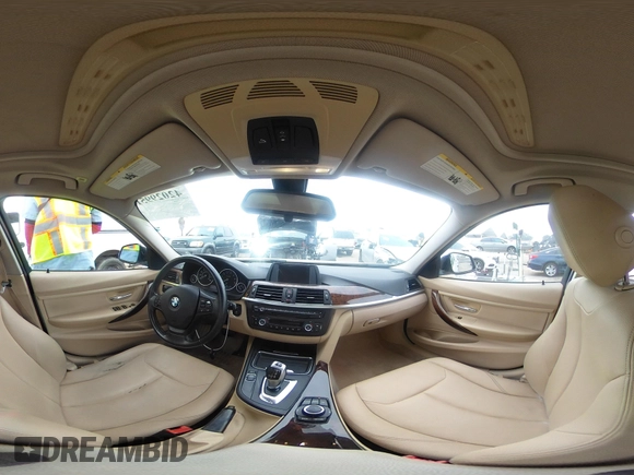 2014 BMW 3 Series 320i with VIN WBA3B1G58ENS80160, listed as a IAAI auction lot 42029951 with 97,306 mi miles. Bid and sale history available at carsss.com. Image 18.