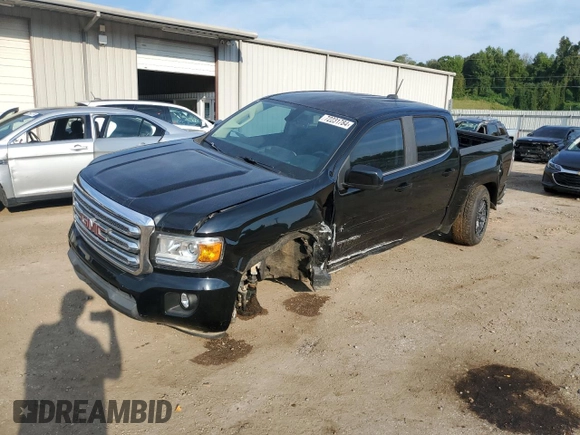 2015 GMC Canyon 2WD SLE with VIN 1GTG5BE32F1175576, listed as a Copart auction lot 72231784 with 29,485 mi miles and Salvage Title. Bid and sale history available at carsss.com. Image 1.