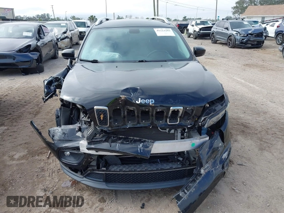 2019 Jeep Cherokee Latitude Plus with VIN 1C4PJLLN4KD119783, listed as a IAAI auction lot 41223282 with 84,917 mi miles. Bid and sale history available at carsss.com. Image 12.