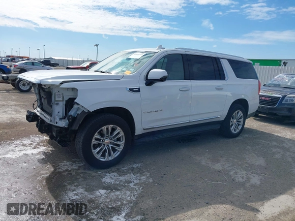 2021 GMC Yukon XL SLT with VIN 1GKS1GKD6MR100561, listed as a IAAI auction lot 41609215 with 37,429 mi miles and . Bid and sale history available at carsss.com. Image 14.
