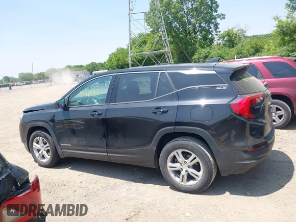 2019 GMC Terrain SLE with VIN 3GKALMEV9KL368629, listed as a IAAI auction lot 42411832 with 46,639 mi miles and . Bid and sale history available at DreamBid. Image 14.