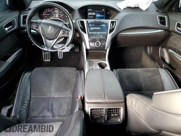 2018 Acura TLX w/A-SPEC Pkg with VIN 19UUB3F64JA003389, listed as a Copart auction lot 42590395 with 151,930 mi miles and Salvage Title. Bid and sale history available at carsss.com. Image 8.