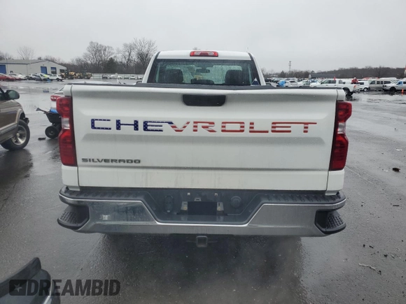 2021 Chevrolet Silverado 1500 Work Truck with VIN 3GCNWAEF5MG343296, listed as a Copart auction lot 45203685 with 56,207 mi miles and Non Repairable. Bid and sale history available at carsss.com. Image 6.