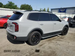 2025 Kia Telluride SX X-Line with VIN 5XYP5DGC3SG568800, listed as a Copart auction lot 57134715 with Not provided miles and Salvage title. Bid and sale history available at DreamBid. Image 3.