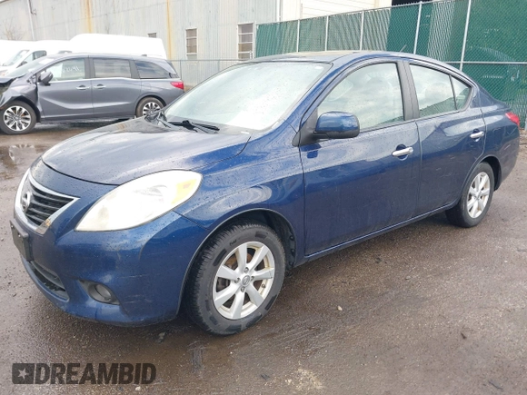 2012 Nissan Versa SV with VIN 3N1CN7AP3CL803592, listed as a IAAI auction lot 41902725 with 149,380 mi miles. Bid and sale history available at carsss.com. Image 2.