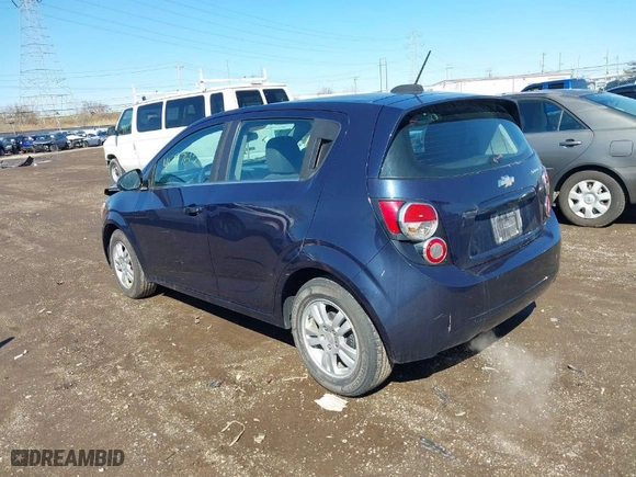 2015 Chevrolet Sonic LT with VIN 1G1JC6SH9F4170028, listed as a IAAI auction lot 41797613 with 132,193 mi miles. Bid and sale history available at carsss.com. Image 3.