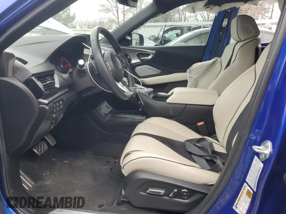 2023 Acura RDX Advance with VIN 5J8TC2H87PL007127, listed as a Copart auction lot 88070035 with 24,296 mi miles and Salvage title. Bid and sale history available at DreamBid. Image 7.