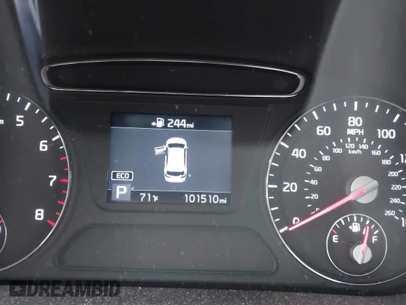 2019 Kia Sorento LX V6 with VIN 5XYPG4A5XKG489337, listed as a IAAI auction lot 41848949 with 101,510 mi miles. Bid and sale history available at carsss.com. Image 16.