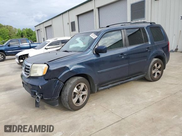 2012 Honda Pilot EX-L with VIN 5FNYF3H68CB015413, listed as a Copart auction lot 54212475 with 183,175 mi miles and Salvage title. Bid and sale history available at DreamBid. Image 1.