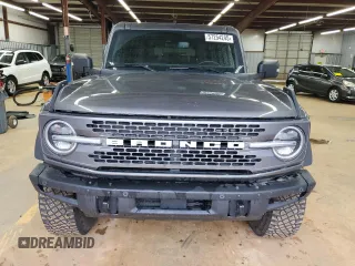 2021 Ford Bronco с VIN 1FMEE5DP9MLB06877, выставлен на аукционе Copart как лот 57254245 с пробегом 47 410 миль миль и Списание • Salvage title. История ставок и продаж доступна на DreamBid. Изображение 5.