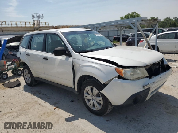 2009 Subaru Forester X with VIN JF2SH61609H793405, listed as a Copart auction lot 60682025 with 152,435 mi miles and Salvage title. Bid and sale history available at DreamBid. Image 4.