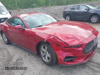 2024 Ford Mustang EcoBoost with VIN 1FA6P8TH8R5122097, listed as a IAAI auction lot 42377161 with 13,287 mi miles and . Bid and sale history available at DreamBid. Image 1.