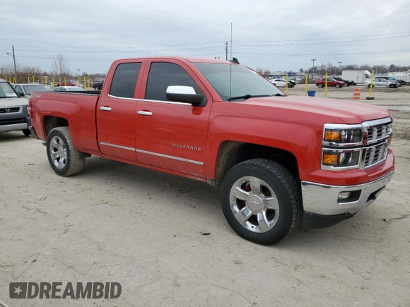 2015 Chevrolet Silverado 1500 LTZ with VIN 1GCVKSEC3FZ358941, listed as a Copart auction lot 44677875 with 157,445 mi miles and Salvage Title. Bid and sale history available at carsss.com. Image 4.