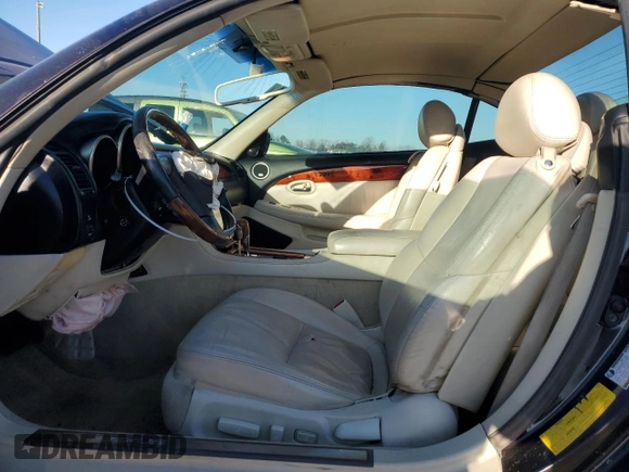 2007 Lexus SC 430 with VIN JTHFN45Y179014155, listed as a Copart auction lot 42896105 with 142,018 mi miles and Salvage Title. Bid and sale history available at DreamBid. Image 7.