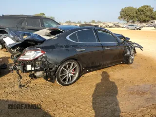 2019 Genesis G70 3.3T Advanced with VIN KMTG74LE2KU013905, listed as a Copart auction lot 77969244 with 73,985 mi miles and Salvage Title. Bid and sale history available at carsss.com. Image 3.