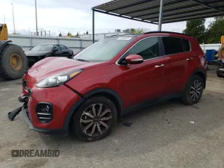 2018 Kia Sportage EX with VIN KNDPN3AC9J7353694, listed as a Copart auction lot 51092625 with 86,265 mi miles and Salvage title. Bid and sale history available at DreamBid. Image 1.