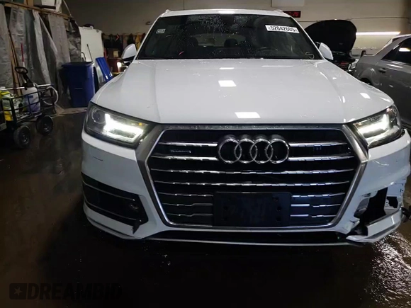 2017 Audi Q7 Premium with VIN WA1AHAF73HD042989, listed as a Copart auction lot 52042605 with 49,968 mi miles and Salvage title. Bid and sale history available at DreamBid. Image 13.
