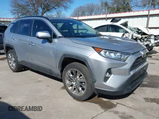 2020 Toyota RAV4 XLE Premium with VIN JTMC1RFV7LJ021069, listed as a IAAI auction lot 41701623 with 25,459 mi miles. Bid and sale history available at carsss.com. Image 1.