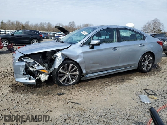 2017 Subaru Legacy Limited with VIN 4S3BNEN64H3030777, listed as a Copart auction lot 48906485 with 63,160 mi miles and Salvage Title. Bid and sale history available at carsss.com. Image 1.