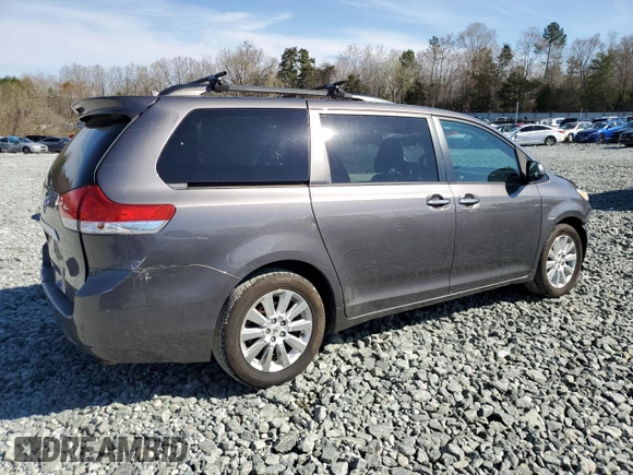 2011 Toyota Sienna XLE AAS with VIN 5TDYK3DC0BS073498, listed as a Copart auction lot 50233135 with Not Provided miles and Salvage Title. Bid and sale history available at carsss.com. Image 3.
