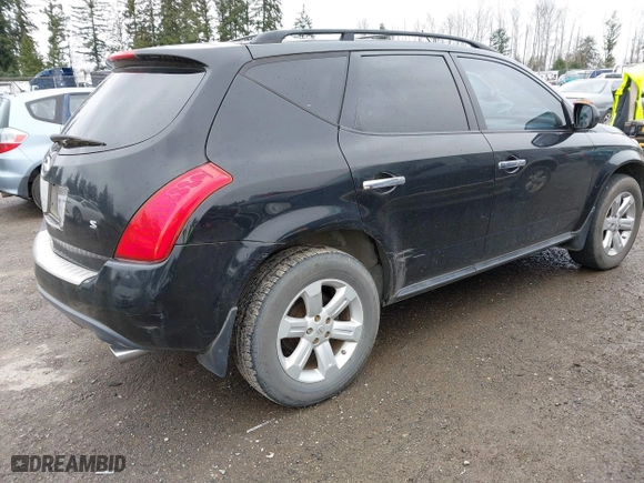 2007 Nissan Murano SL with VIN JN8AZ08T57W506072, listed as a IAAI auction lot 41820473 with 199,133 mi miles. Bid and sale history available at carsss.com. Image 4.