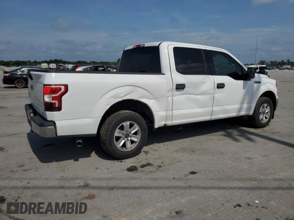 2018 Ford F-150 XL with VIN 1FTEW1CP4JKE20952, listed as a Copart auction lot 62561945 with 179,097 mi miles and Salvage title. Bid and sale history available at DreamBid. Image 3.