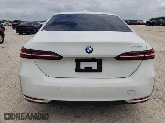 2024 BMW 5 Series 530i with VIN WBA43FJ03RCR61887, listed as a Copart auction lot 69975144 with 2,737 mi miles and Salvage Title. Bid and sale history available at carsss.com. Image 6.