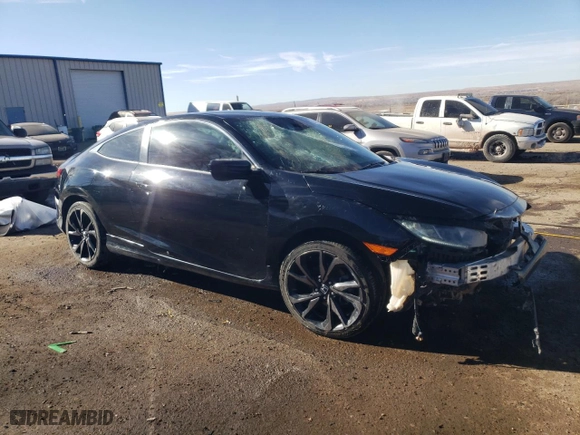 2019 Honda Civic Coupe Sport with VIN 2HGFC4B83KH308520, listed as a Copart auction lot 86013424 with 101,427 mi miles and Salvage Title. Bid and sale history available at carsss.com. Image 4.