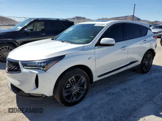 2022 Acura RDX w/A-Spec Package with VIN 5J8TC1H6XNL005572, listed as a Copart auction lot 43142853 with 10,700 mi miles. Bid and sale history available at carsss.com. Image 1.