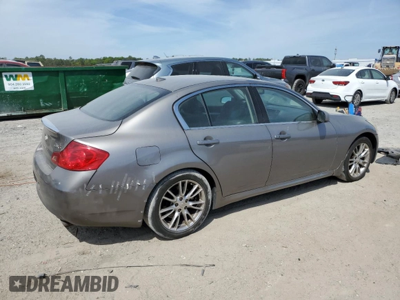 2008 Infiniti G35 x with VIN JNKBV61F88M272489, listed as a Copart auction lot 50193775 with 172,068 mi miles and Salvage Title. Bid and sale history available at DreamBid. Image 3.