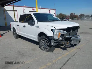 2019 Ford F-150 XL with VIN 1FTEW1E50KKC40025, listed as a IAAI auction lot 41736323 with 60,249 mi miles. Bid and sale history available at carsss.com. Image 1.