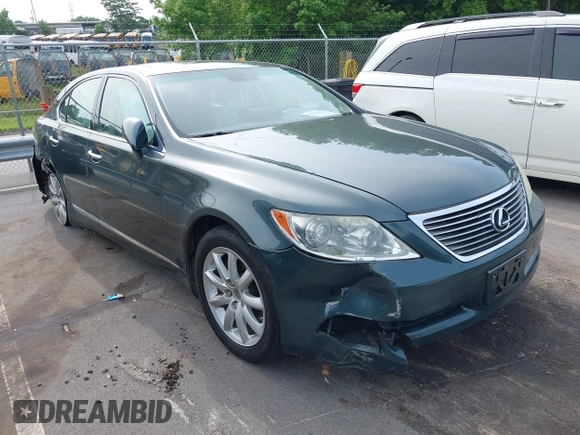 2007 Lexus LS 460 with VIN JTHBL46F475037017, listed as a IAAI auction lot 42291980 with 245,333 mi miles and . Bid and sale history available at DreamBid. Image 1.
