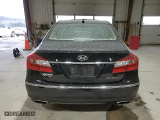 2013 Hyundai Genesis 5.0L R-Spec with VIN KMHGC4DHXDU242785, listed as a Copart auction lot 48406835 with 107,598 mi miles and Salvage Title. Bid and sale history available at carsss.com. Image 6.