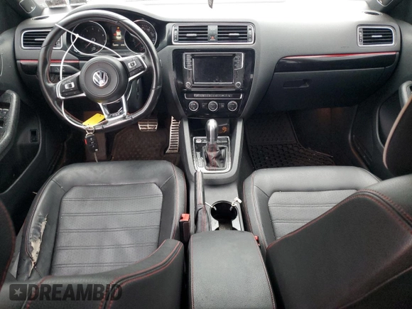 2017 Volkswagen Jetta GLI with VIN 3VW4T7AJ6HM342390, listed as a Copart auction lot 60408825 with 124,050 mi miles and Salvage title. Bid and sale history available at DreamBid. Image 8.