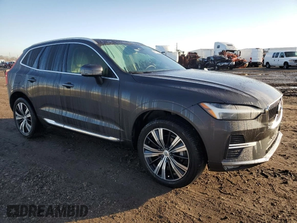 2022 Volvo XC60 Inscription with VIN YV4L12DL7N1014891, listed as a Copart auction lot 46793105 with Not Provided miles and Salvage Title. Bid and sale history available at carsss.com. Image 4.