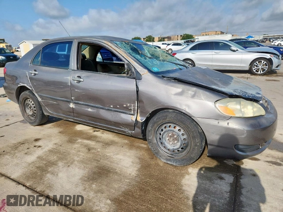 2006 Toyota Corolla CE with VIN 1NXBR32E46Z618430, listed as a Copart auction lot 61494625 with 230,054 mi miles and Non repairable. Bid and sale history available at DreamBid. Image 4.