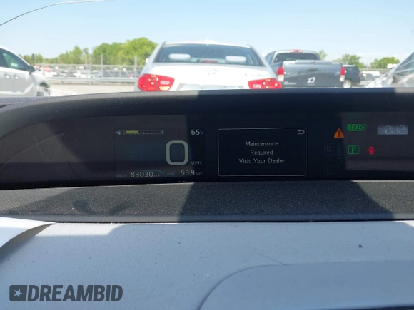 2020 Toyota Prius L Eco with VIN JTDKARFUXL3118354, listed as a IAAI auction lot 41991337 with 83,030 mi miles and . Bid and sale history available at DreamBid. Image 7.