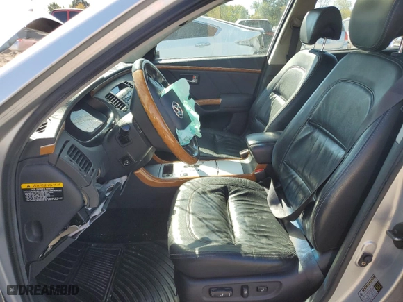 2007 Hyundai Azera SE with VIN KMHFC46F57A201980, listed as a Copart auction lot 74619494 with 0 mi miles and Salvage Title. Bid and sale history available at carsss.com. Image 7.