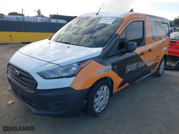 2021 Ford Transit Connect Van XL with VIN NM0LS7E25M1487560, listed as a IAAI auction lot 41590152 with 52,341 mi miles. Bid and sale history available at carsss.com. Image 17.