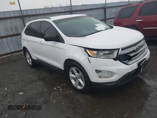 2017 Ford Edge SE with VIN 2FMPK4G92HBB02250, listed as a IAAI auction lot 41149982 with 108,505 mi miles. Bid and sale history available at carsss.com. Image 1.