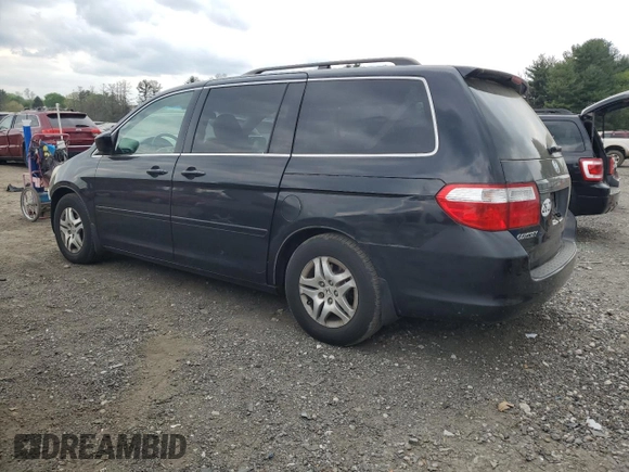 2007 Honda Odyssey EX-L with VIN 5FNRL38687B120973, listed as a Copart auction lot 54765445 with 0 mi miles and Salvage Title. Bid and sale history available at carsss.com. Image 2.