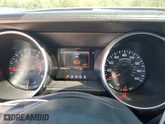 2018 Ford Mustang EcoBoost with VIN 1FA6P8TH3J5102019, listed as a Copart auction lot 53631805 with 82,669 mi miles and Salvage title. Bid and sale history available at DreamBid. Image 9.
