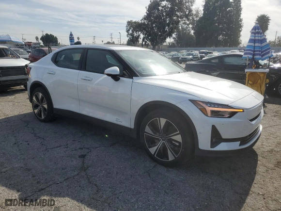 2024 Polestar 2 with VIN YSMFD3KA8RL225434, listed as a Copart auction lot 42134285 with 0 mi miles and Salvage Title. Bid and sale history available at carsss.com. Image 4.
