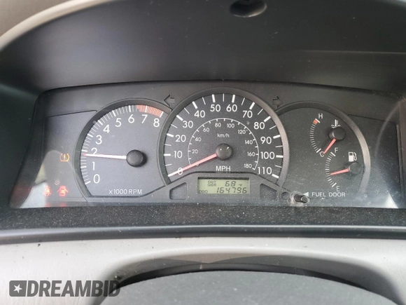 2008 Toyota Corolla CE with VIN 1NXBR32E38Z015519, listed as a Copart auction lot 52501595 with 164,796 mi miles and Salvage Title. Bid and sale history available at DreamBid. Image 9.