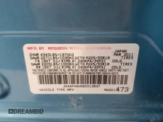 2011 Mitsubishi Outlander Sport SE with VIN JA4AP4AU6BZ013837, listed as a Copart auction lot 47368715 with 141,596 mi miles and Salvage Title. Bid and sale history available at carsss.com. Image 13.