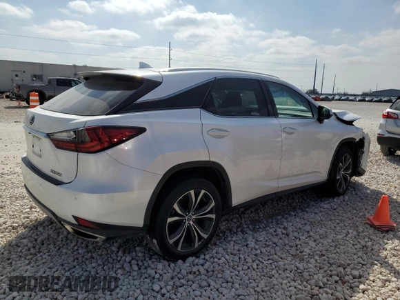 2021 Lexus RX with VIN 2T2HZMAA6MC218006, listed as a Copart auction lot 43633265 with 79,704 mi miles and Salvage Title. Bid and sale history available at carsss.com. Image 3.