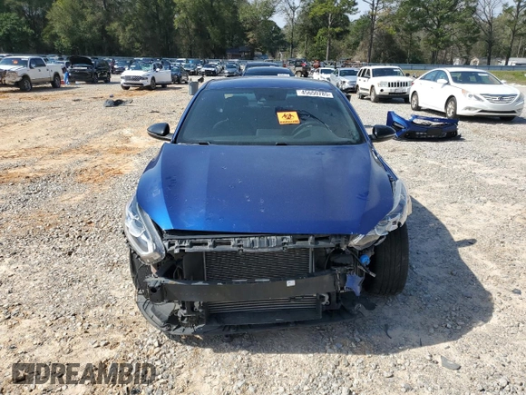 2021 Kia Forte GT with VIN 3KPF44AC3ME318013, listed as a Copart auction lot 45650785 with 24,201 mi miles and Salvage Title. Bid and sale history available at carsss.com. Image 5.
