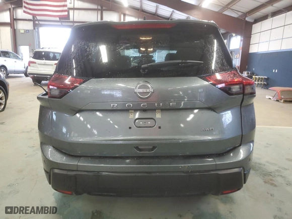2024 Nissan Rogue S with VIN 5N1BT3AB6RC694380, listed as a Copart auction lot 50888555 with 25,000 mi miles and Non Repairable. Bid and sale history available at carsss.com. Image 6.