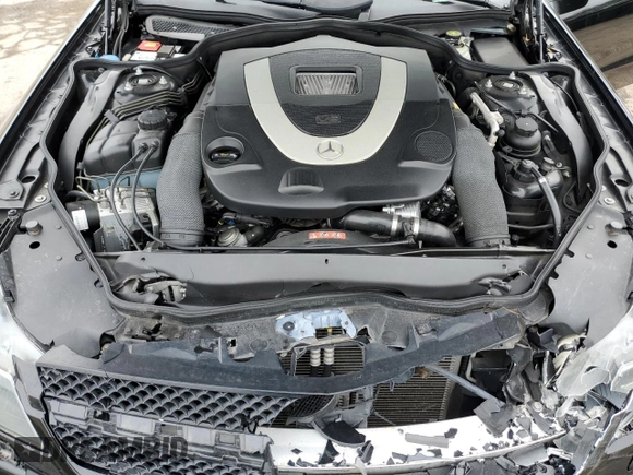 2009 Mercedes-Benz SL 550 with VIN WDBSK71F29F152210, listed as a Copart auction lot 44854165 with 69,777 mi miles and Salvage title. Bid and sale history available at DreamBid. Image 12.