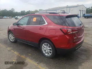 2023 Chevrolet Equinox LT with VIN 3GNAXKEG2PS172557, listed as a Copart auction lot 55362735 with 74,970 mi miles and Salvage title. Bid and sale history available at DreamBid. Image 2.